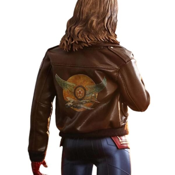 Captain-Marvel-Brown-Leather-Jacket-3