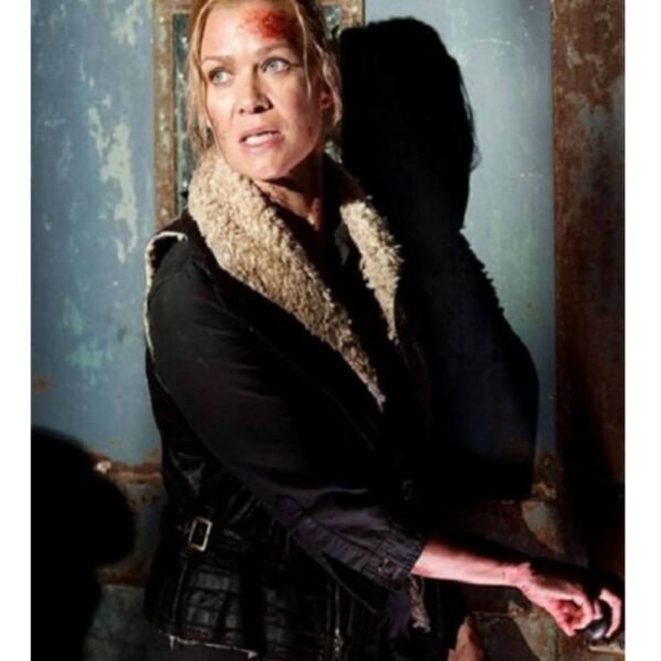 The-Walking-Dead-Laurie-Holde-Black-Leather-Vest