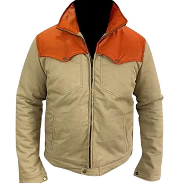 Yellowstone-Kevin-Costner-Brown-Orange-Cotton-Jacket