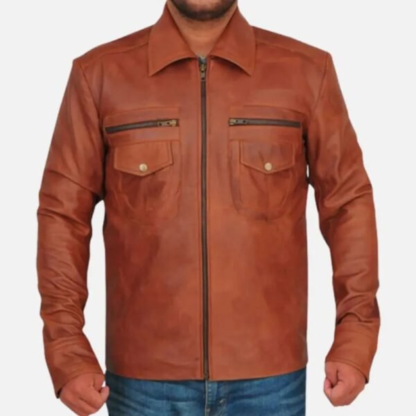 Hannibal-Mads-Mikkelsen-Brown-Leather-Jacket