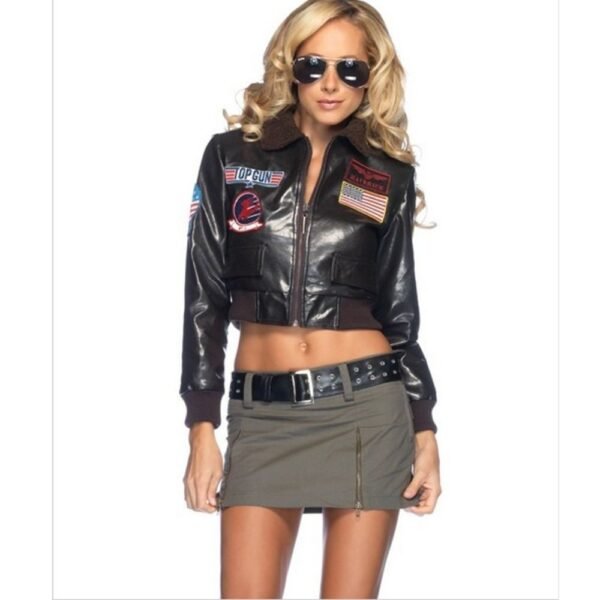 womens-top-gun-licensed-leather-jacket