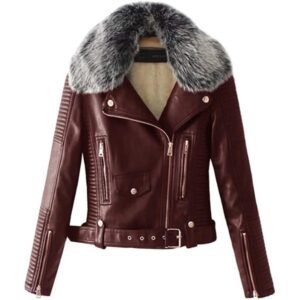 women-s-faux-fur-quilted-moto-brown-jacket