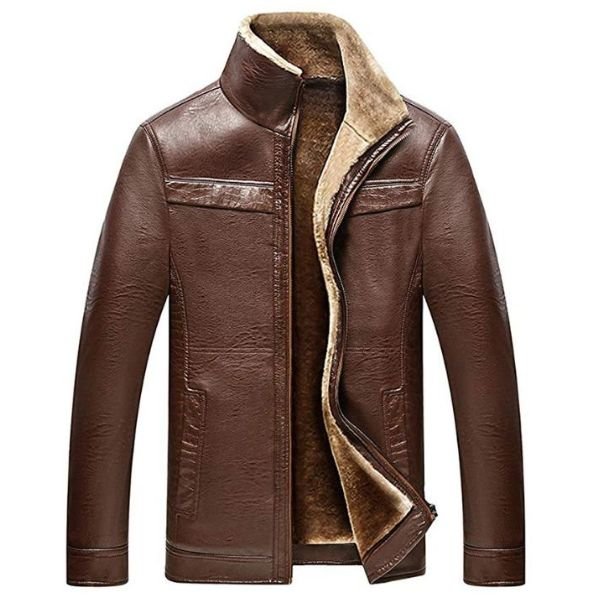 mens-brown-fur-leather-jacket