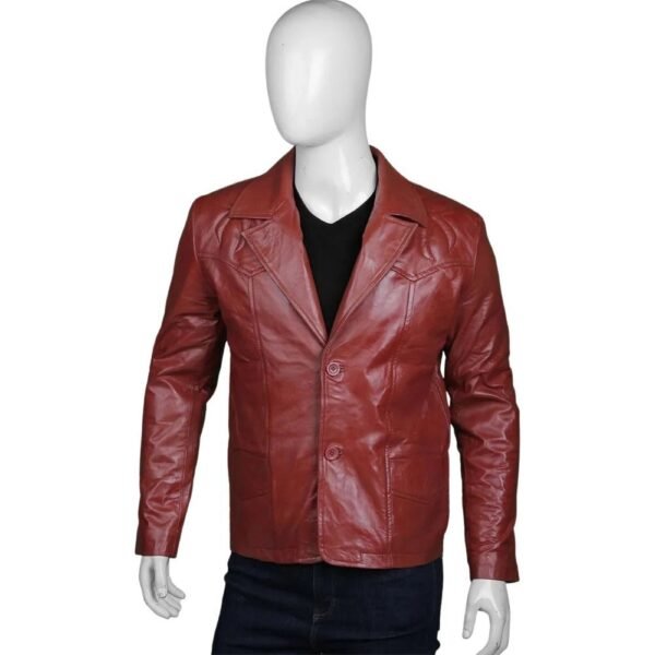 mens-brown-leather-blazer