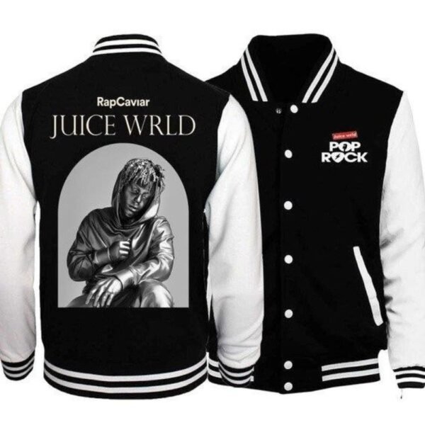 juice-wrld-black-white-varsity-jacket