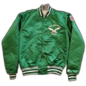 philadelphia-eagles-green-satin-jacket