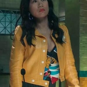 the-equalizer-s03-melody-bayani-yellow-leather-jacket