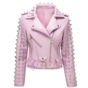 women-hot-pink-motorcycle-leather-jacket
