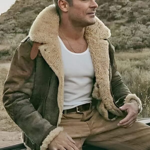 zac-efron-the-iron-claw-shearling-jacket