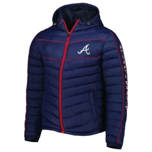 Atlanta Braves Splitter Soft Down Touch Puffer Jacket