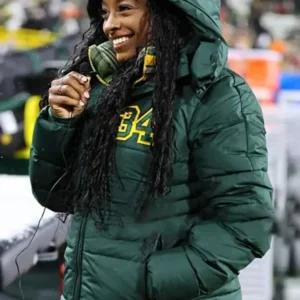 Green Bay Simone Biles Puffer Coat