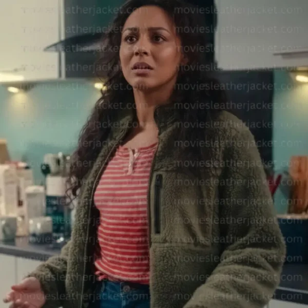 fool-me-once-adelle-leonce-green-outfit - Movies Leather Jacket fool-me-once-adelle-leonce-green-outfit.webp