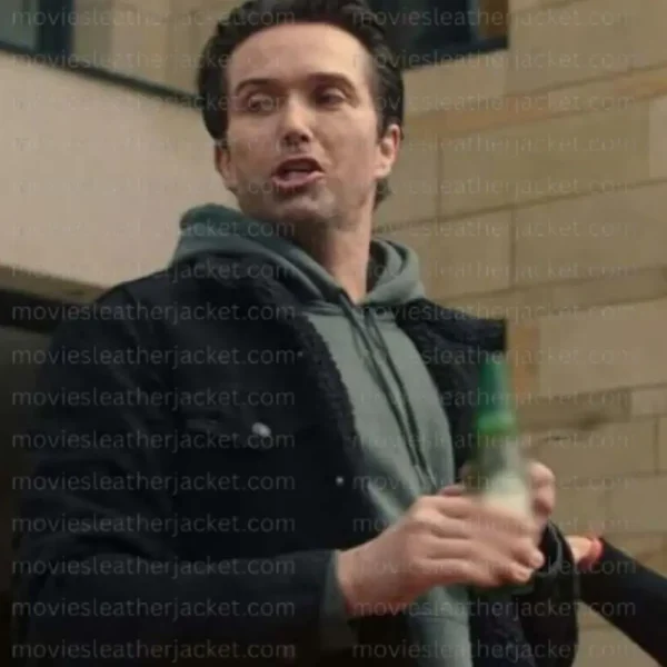 fool-me-once-emmett-j-scanlan-shearling-outfit - Movies Leather Jacket