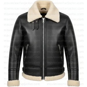 Fool Me Once 2024 Maya Stern (Michelle Keegan) Shearling Leather Jacket