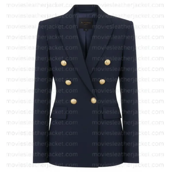 fool-me-once-maya-sturn-wool-jacket - Movies Leather Jacket