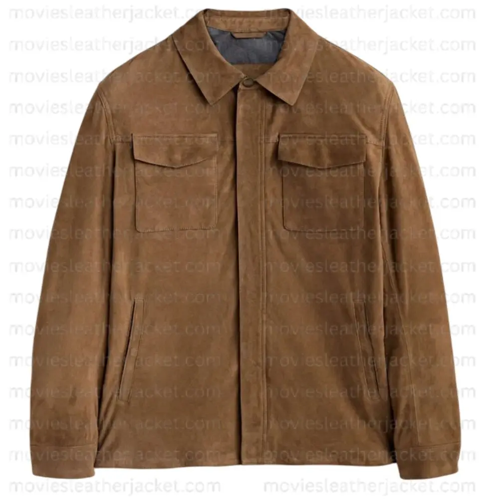 fool-me-once-richard-armitage-suede-jacket - Movies Leather Jacket