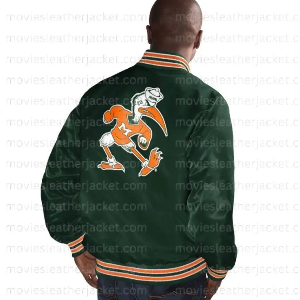 hurricanes-varsity-satin-jacket - Movies Leather Jacket