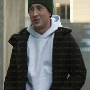 Heated Rivalry 2025 Shane Hollander (Hudson Williams) Black Jacket