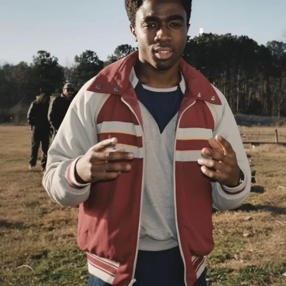 lucas-red-bomber-jacket - Movies Leather Jacket