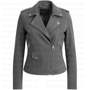 Fate The Winx Saga Bloom Peters (Abigail Cowen) Black Jacket